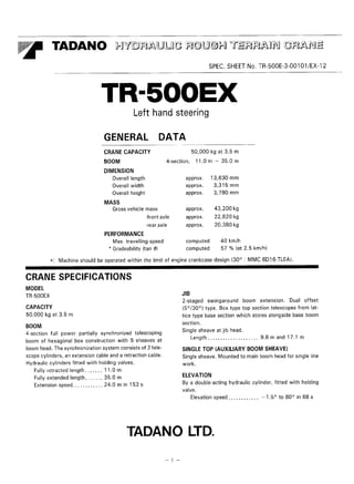 Tr500ex insatsu