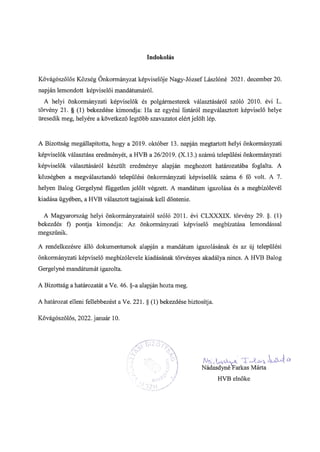 Hvb 1 2022.01.10. határozat