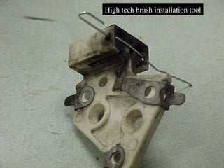 High tech brush installation tool
 