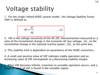 voltage and power stability of hvdc system | PPTX