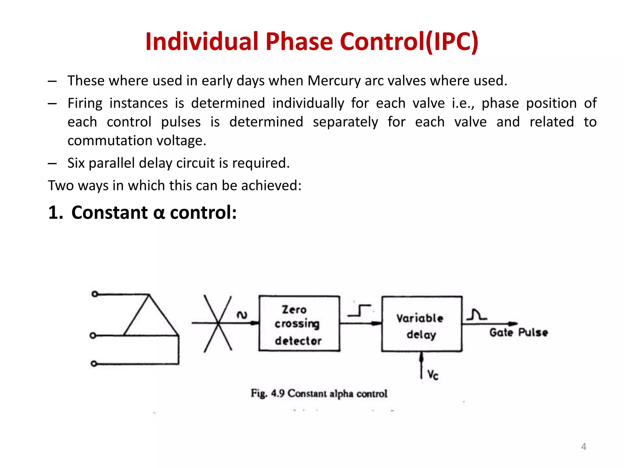 Firing Angle Control & Constant Current Control PPT