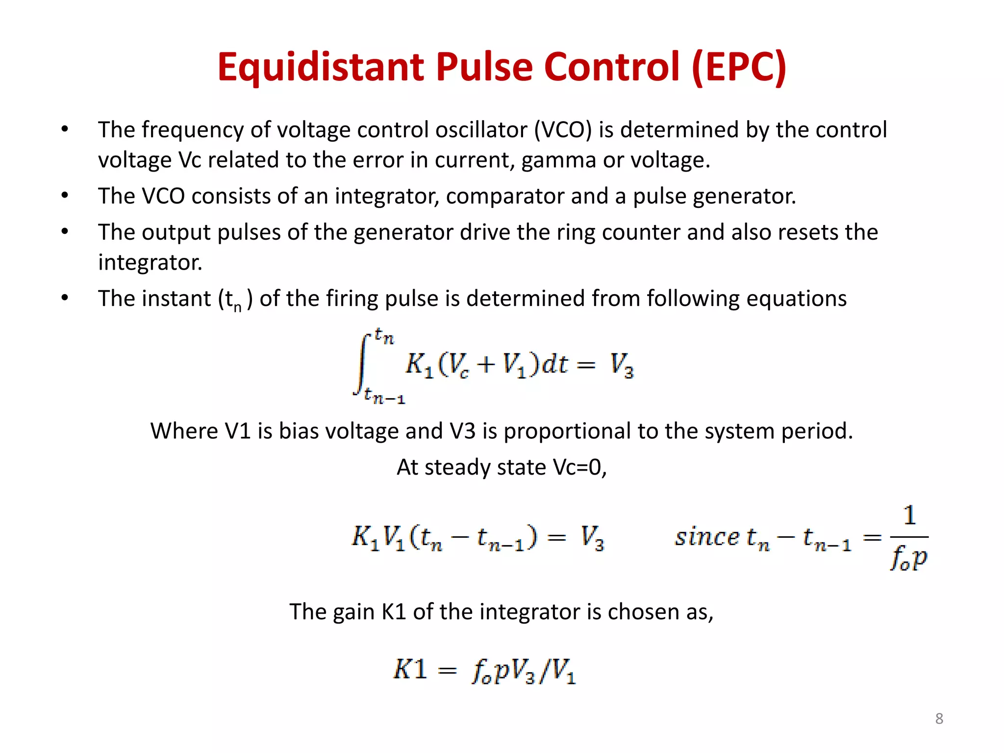 Firing Angle Control & Constant Current Control PPT
