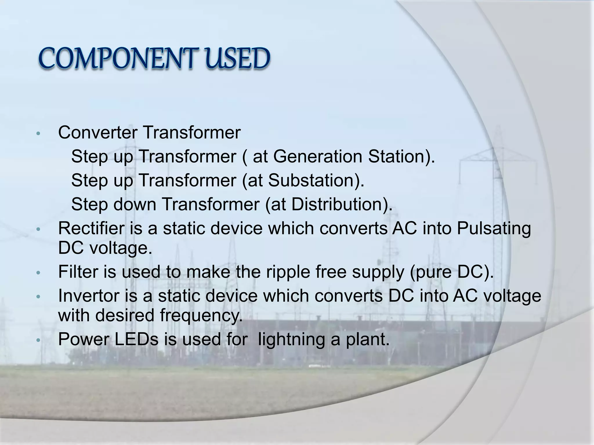 Hvdc transmission system PPT