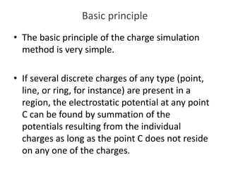 charge simulation method | PPTX