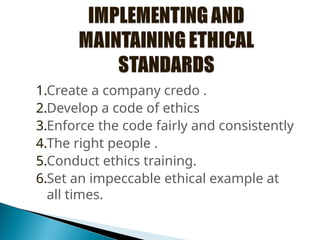 Business Creed Examples HVE UNIT3 ETHOS human values and ethics.ppt