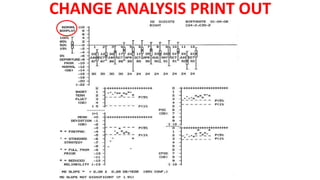 CHANGE ANALYSIS PRINT OUT
 