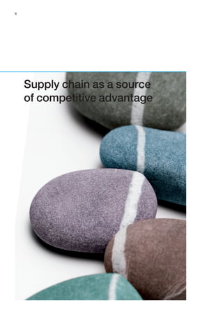 6 
Supply chain as a source 
of competitive advantage 
 