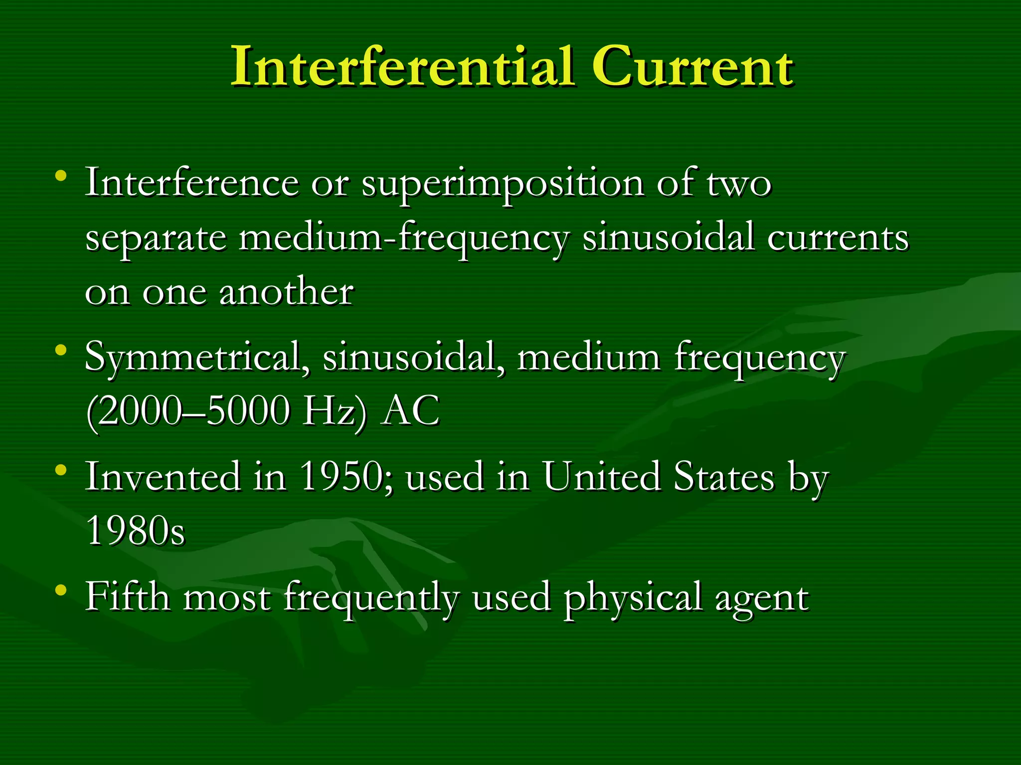 Hvps & Interferential Stimulation | PPT