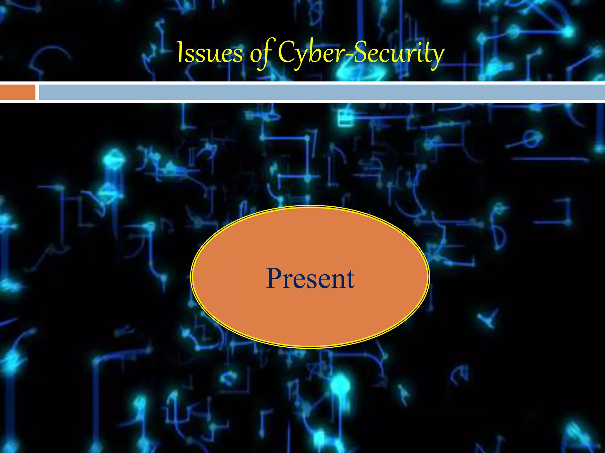 Issues of Cyber-Security
Present