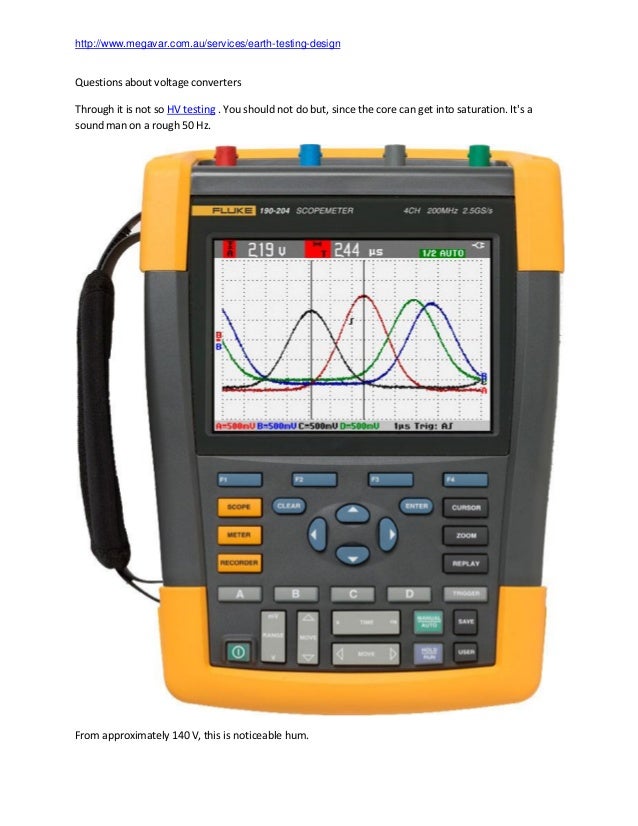high voltage testing