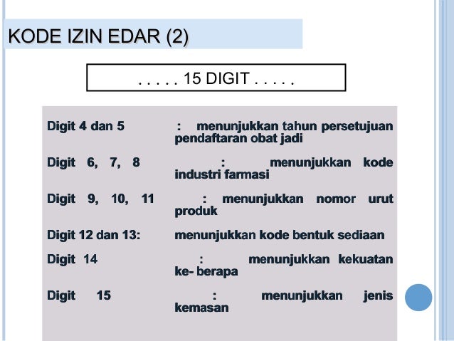 Registrasi Obat Dan Produk Biologi