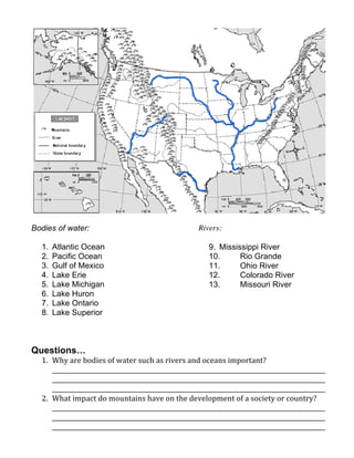 5 themes of geography | PDF
