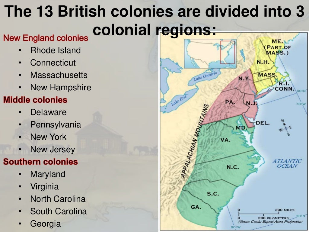 Colonial Regions