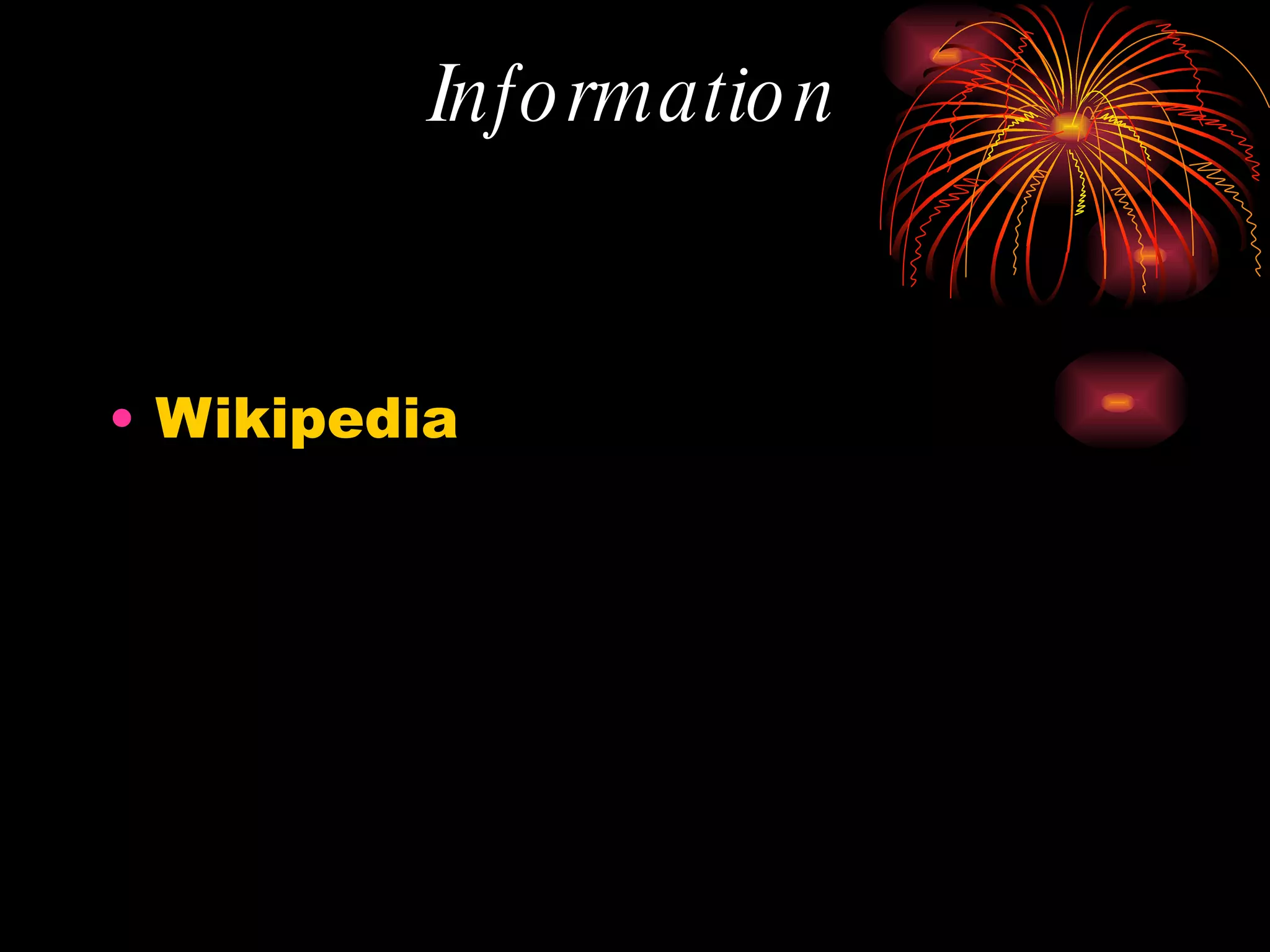 Information Wikipedia 