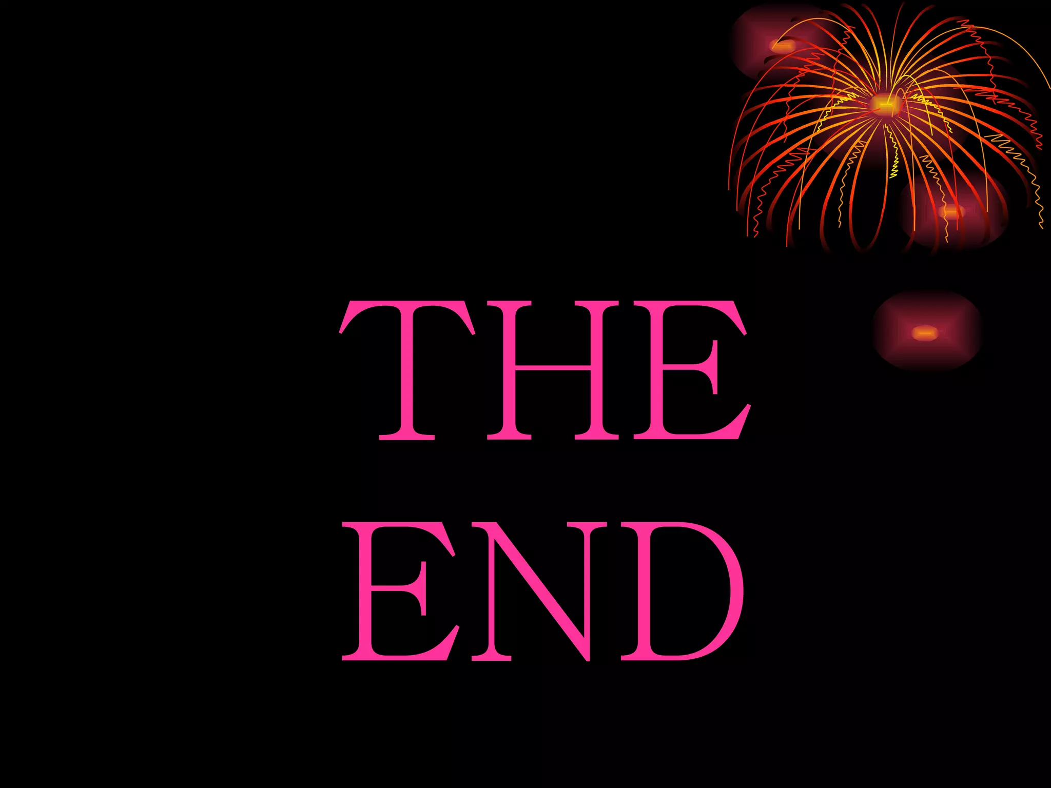 THE END 