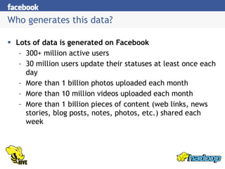 Hw09 Hadoop Development At Facebook Hive And Hdfs | PPT