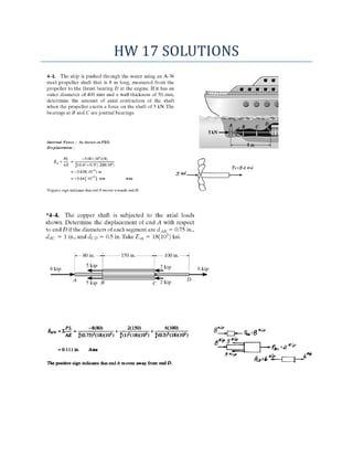 HW 17 SOLUTIONS
 