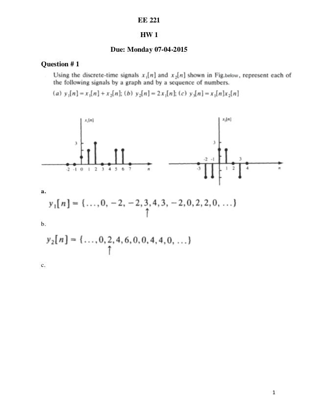 Hw1 Solution