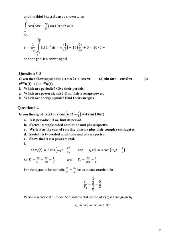 Hw1 Solution