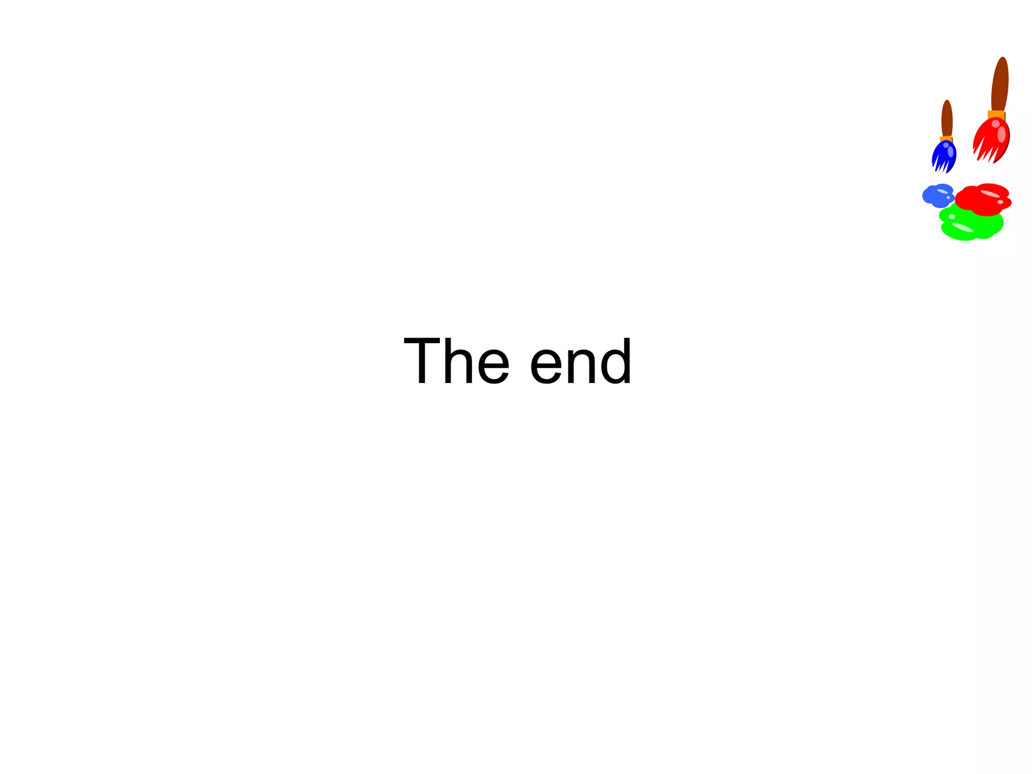 The end 