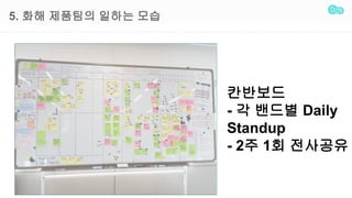 5. ?? ???? ??? ??
????
- ? ??? Daily
Standup
- 2? 1? ????
 