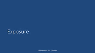 Exposure
Copyright HWBOT - 2014 - Confidential
 