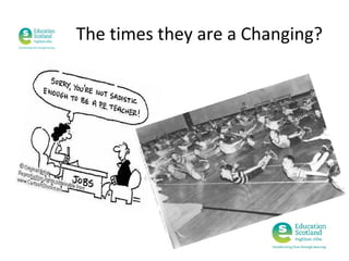 The times they are a Changing?

 