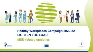 Safety and health at work is everyone’s concern. It’s good for you. It’s good for business.
Healthy Workplaces Campaign 2020-22
LIGHTEN THE LOAD
MSD-related statistics
 