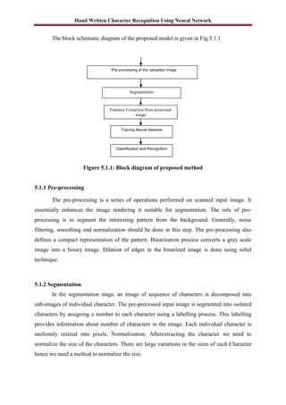 Hand Written Character Recognition Using Neural Networks | DOCX