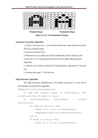 Hand Written Character Recognition Using Neural Networks | DOCX