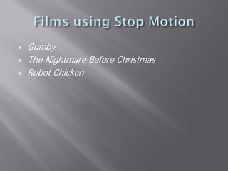 Stop Motion Animation | PDF