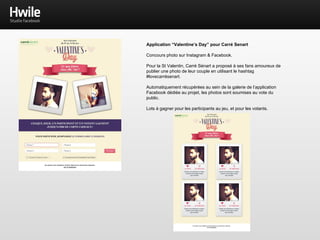 Lancome Hypnose Show
Un concours photo original pour Lancôme, qui propose à ses fans de
customiser leur photo pour présenter sa nouvelle gamme de
mascara.
 