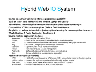 Document-focussed, temperate emphasis on client-side javascript  