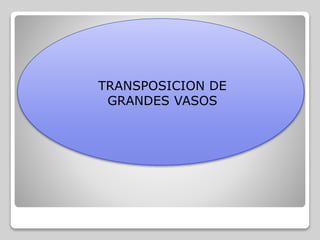 TRANSPOSICION DE
GRANDES VASOS
 