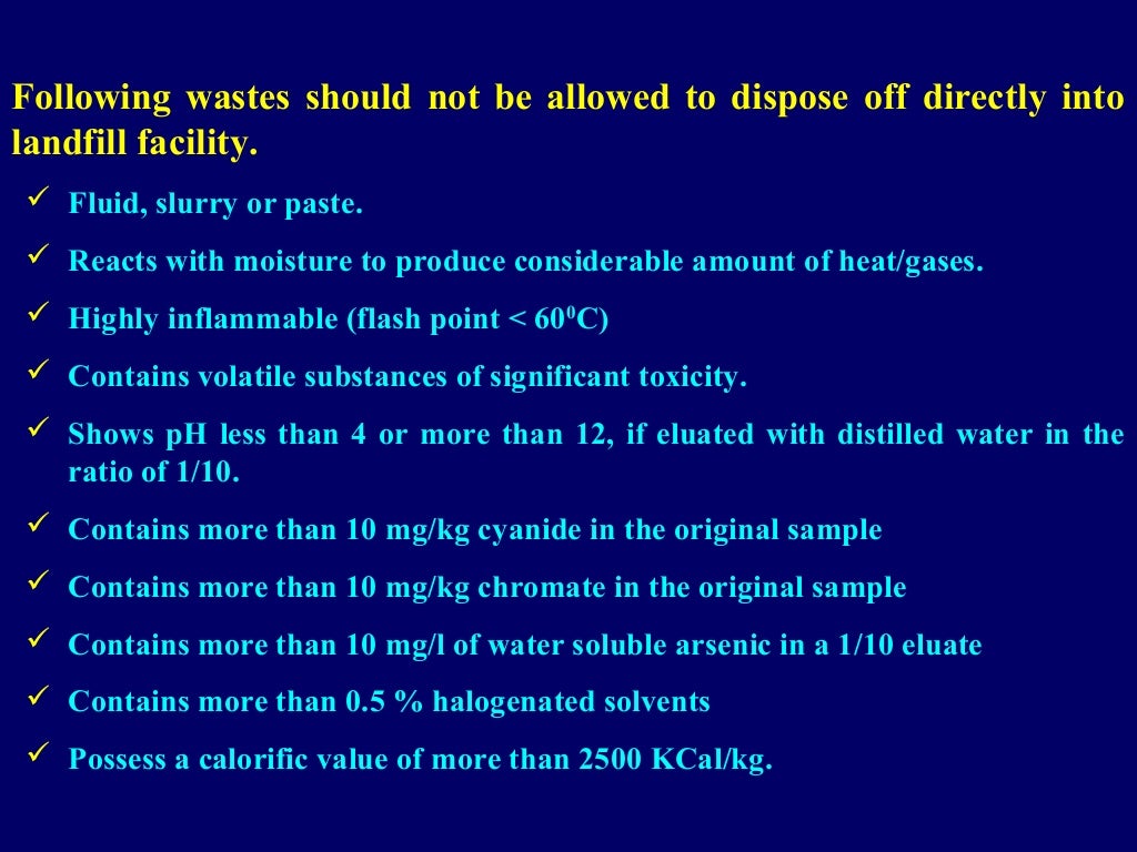 Hazardous waste ( management & handling ) rules, 1989