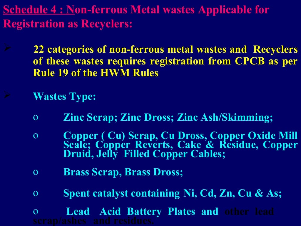 Hazardous waste ( management & handling ) rules, 1989