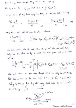 Non equilibrium Green function. | PDF