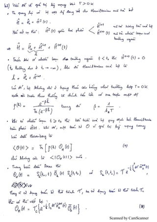Non equilibrium Green function. | PDF