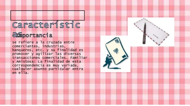 La carta comercial La carta comercial