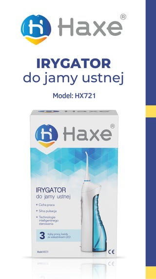 IRYGATOR
do jamy ustnej
Model: HX721
 