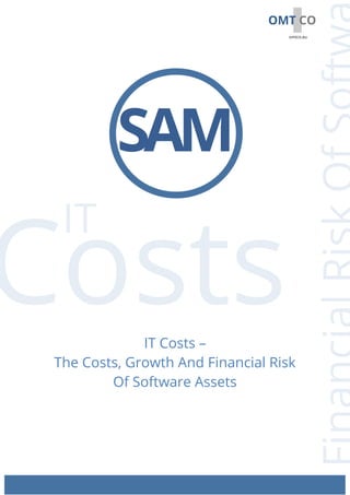 CostsIT Costs –
The Costs, Growth And Financial Risk
Of Software Assets
omtco.eu
IT
 