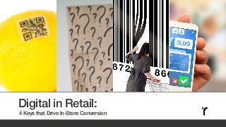 Copyright © 2015 InReality. All Rights Reserved.
Digital in Retail:
4 Keys that Drive In-Store Conversion
 