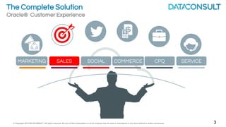 Oracle Customer Experience - Sales | PPTX | Cloud Computing | Internet