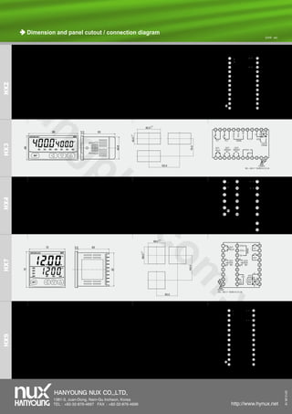 Điều khiển nhiệt độ - Catalogue điều khiển nhiệt độ HX series (tiếng ...