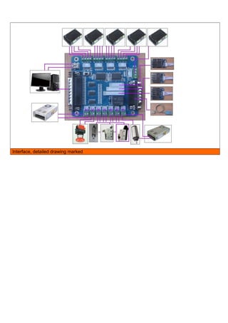 Interface, detailed drawing marked
 