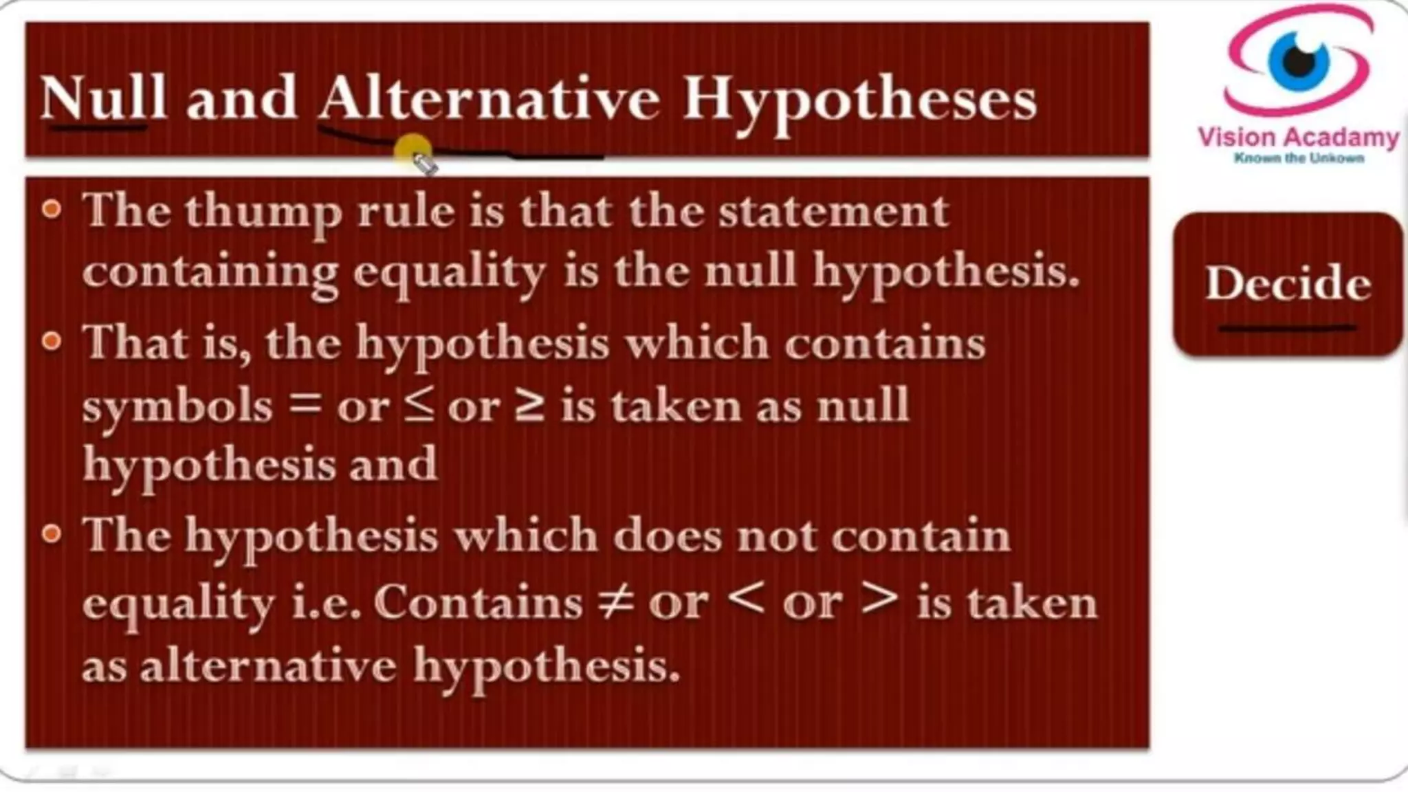Hypothesis - Types  and Formulation