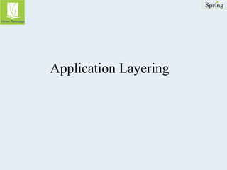 Application Layering 
 