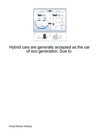 Hybrid cars are generally accepted as the car
         of eco generation. Due to




Virtual Server Hosting
 
