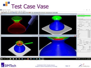 Confidential © 2015 All rights reserved
Singapore Institute of Manufacturing Technology Slide 14
Test Case Vase
 
