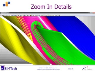 Confidential © 2015 All rights reserved
Singapore Institute of Manufacturing Technology Slide 39
Zoom In Details
 